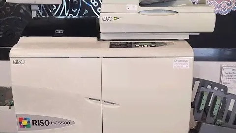 RISO HC5500 فيديو توضيحي لسرعه و اداء